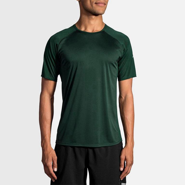 Brooks Stealth Hombre Camisetas Manga Corta - Verdes (0317PQCDM)